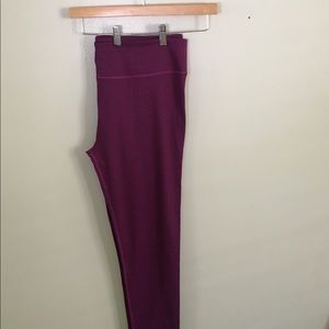 Purple Print Fabletics Leggings XXL